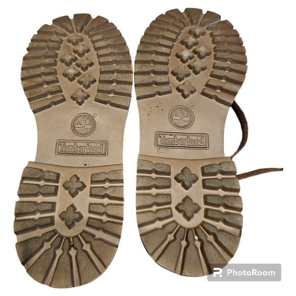 Timberland 6" Hiking Lace Up Boots Brown 8m EUC - Picture 4 of 12